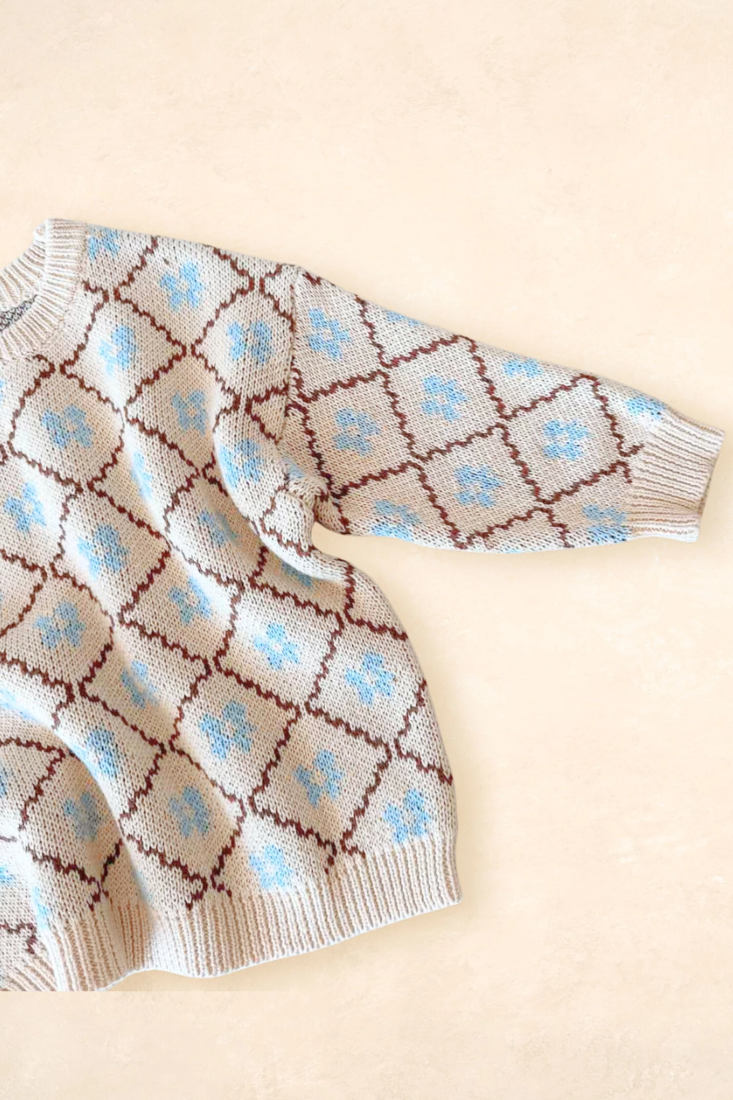 Cotton Knit Jumper | Bluebell - Image 2