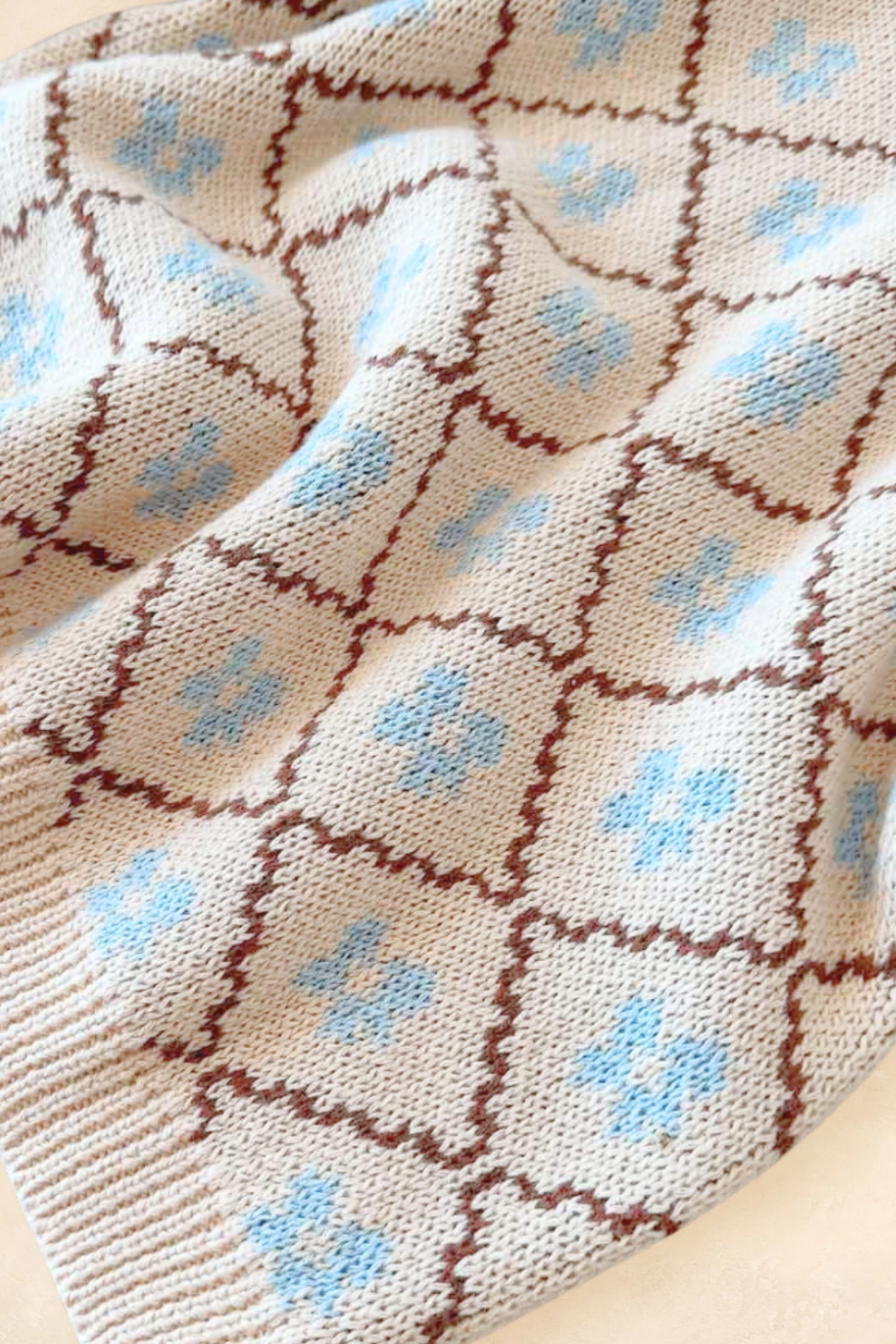 Cotton Knit Jumper | Bluebell - Image 3