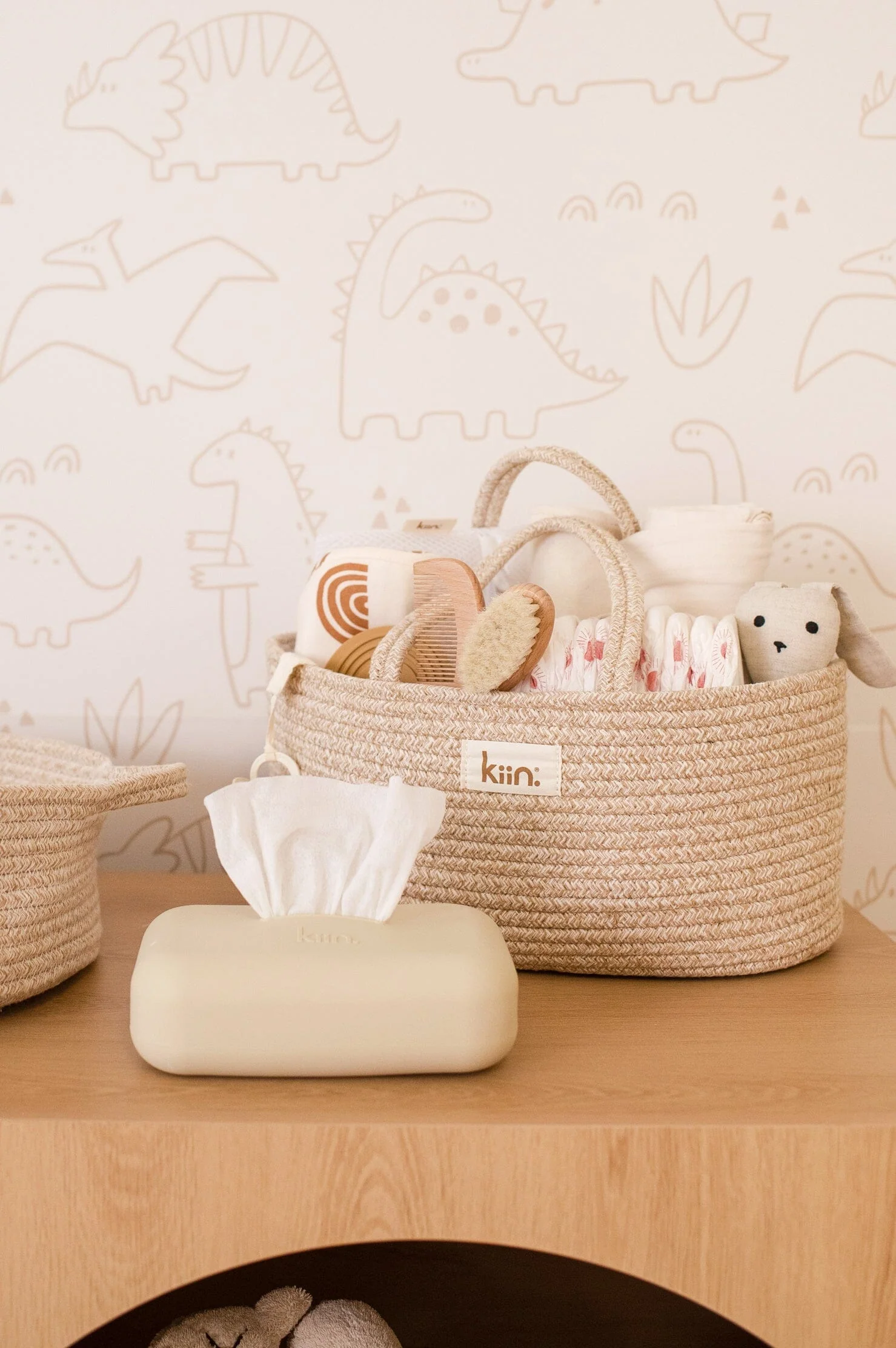 Cotton Rope Nappy Caddy Organiser - Image 12