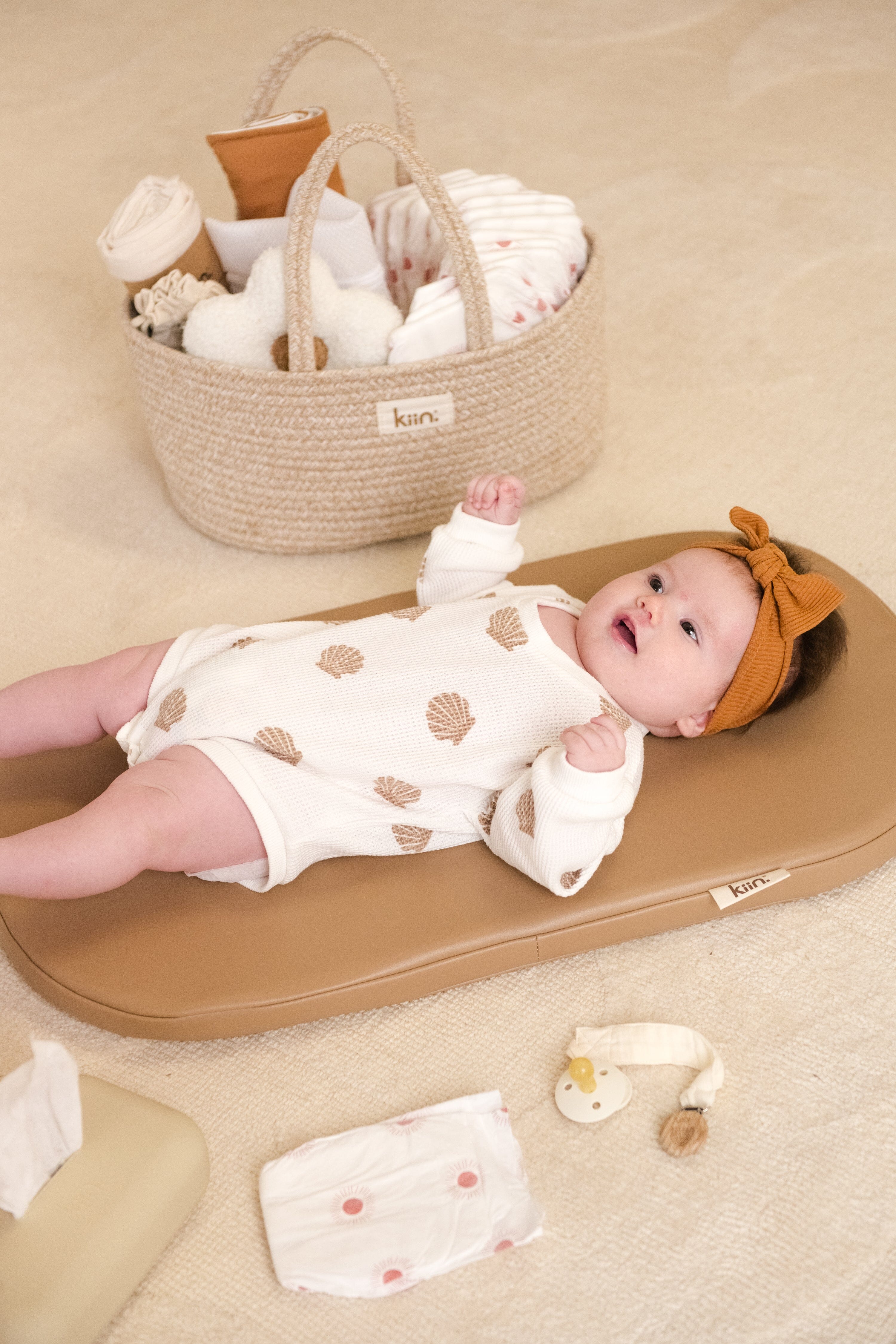 Cotton Rope Nappy Caddy Organiser - Image 6
