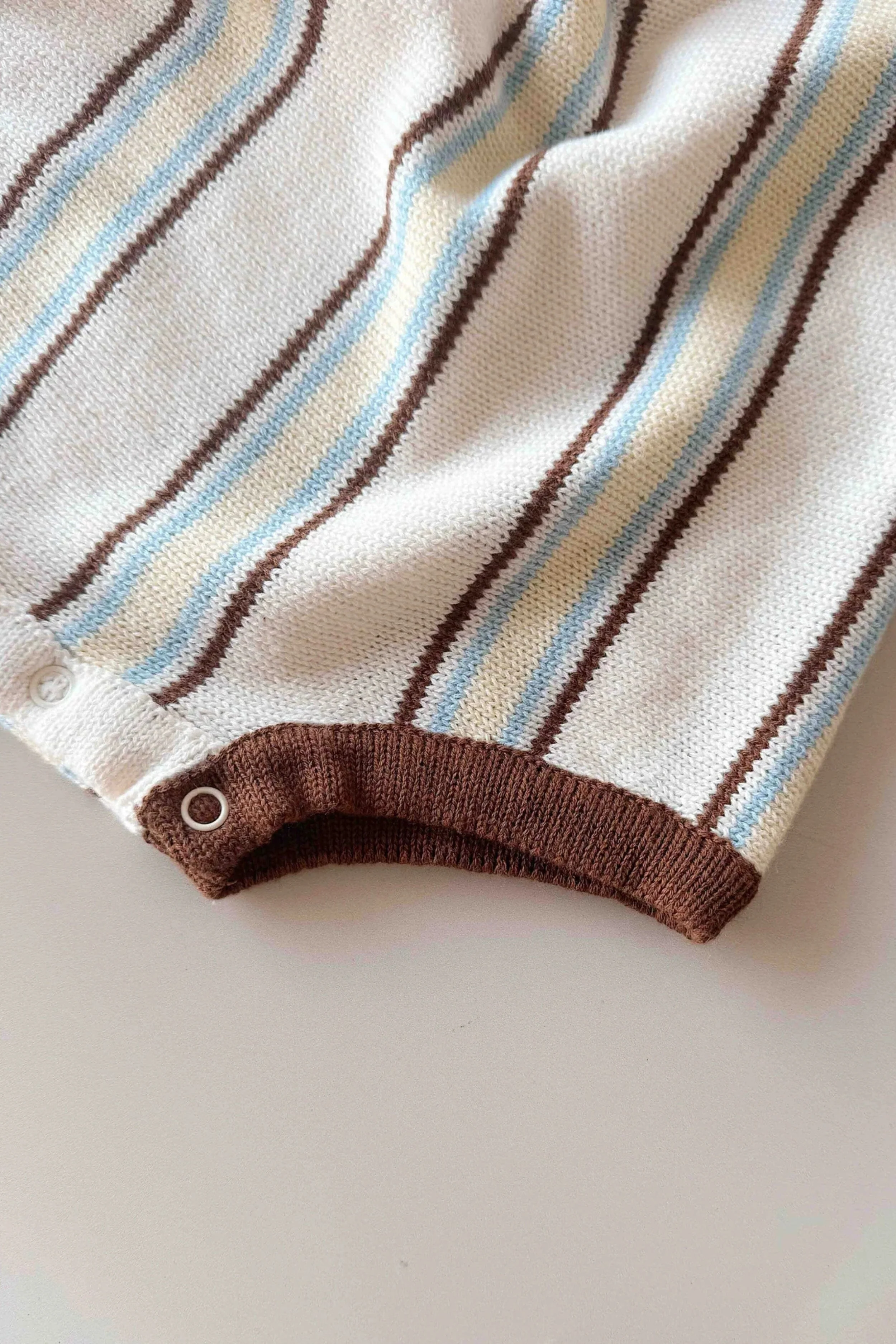 Retro Stripe Romper | Azure - Image 5
