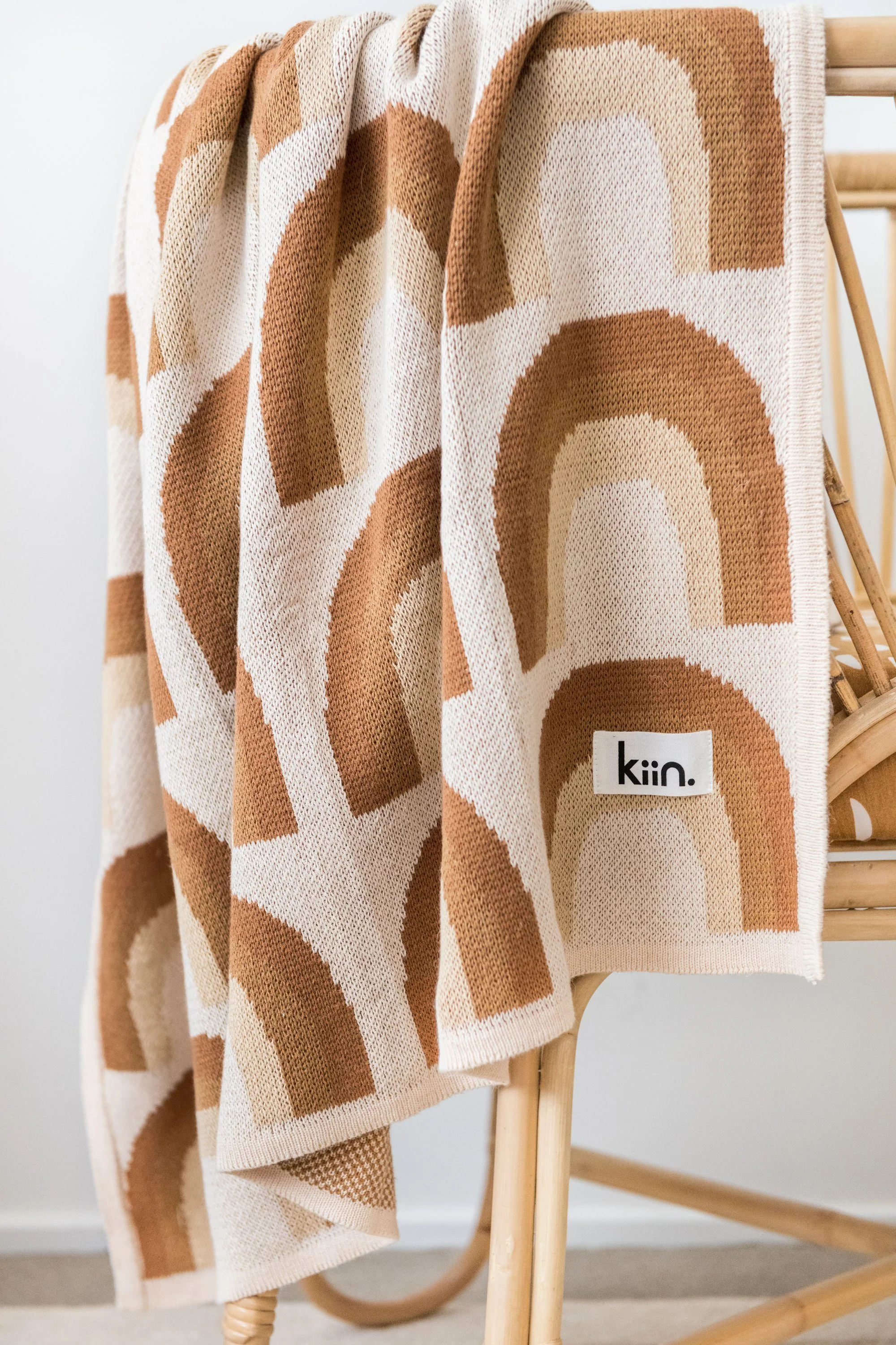 Organic Cotton Knitted Blanket - Image 4