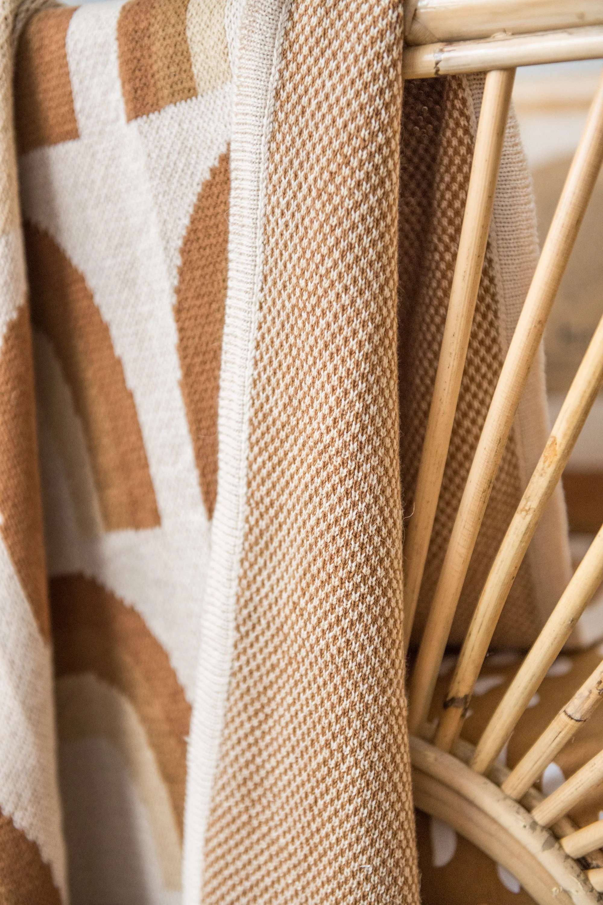 Organic Cotton Knitted Blanket - Image 8