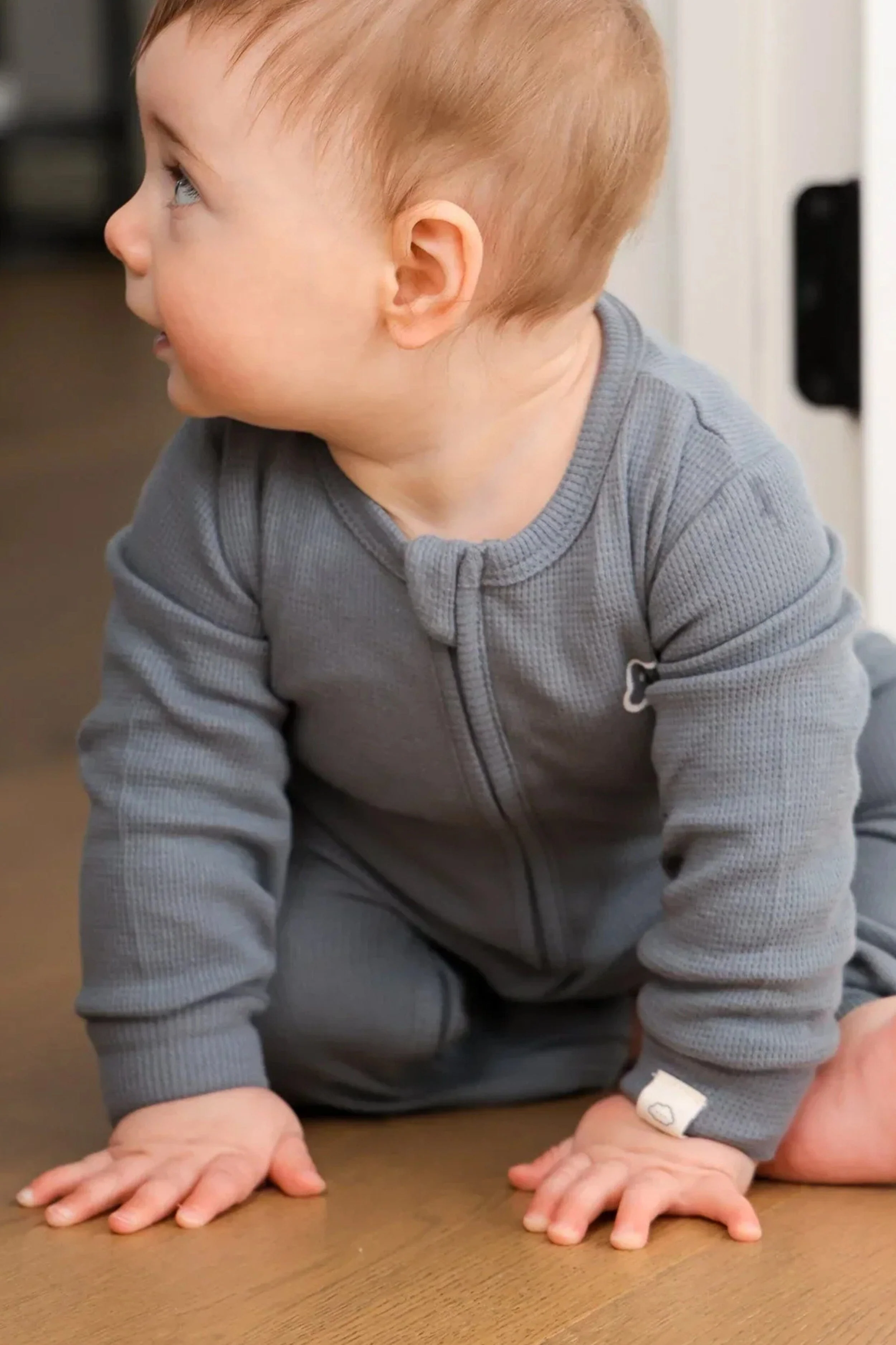 Organic Cotton Waffle Growsuit - Image 11