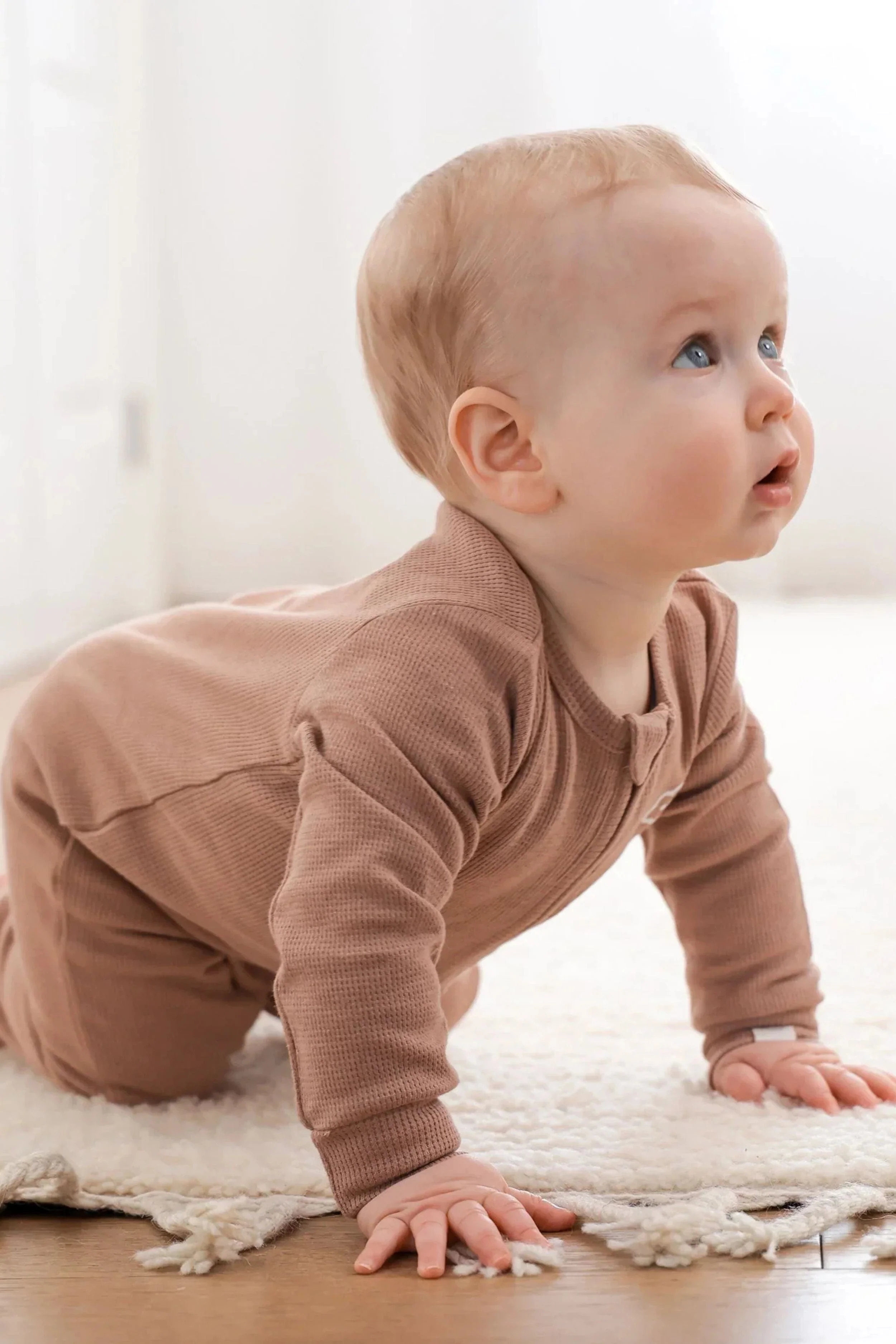 Organic Cotton Waffle Growsuit - Image 2