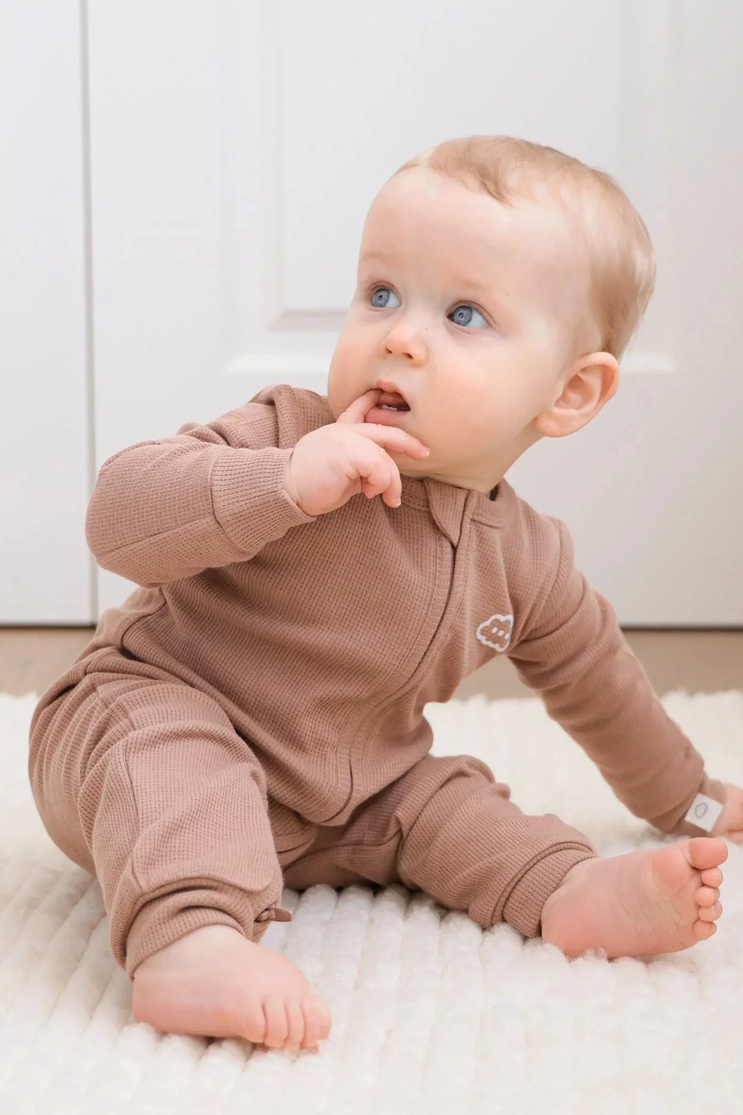 Organic Cotton Waffle Growsuit - Image 3