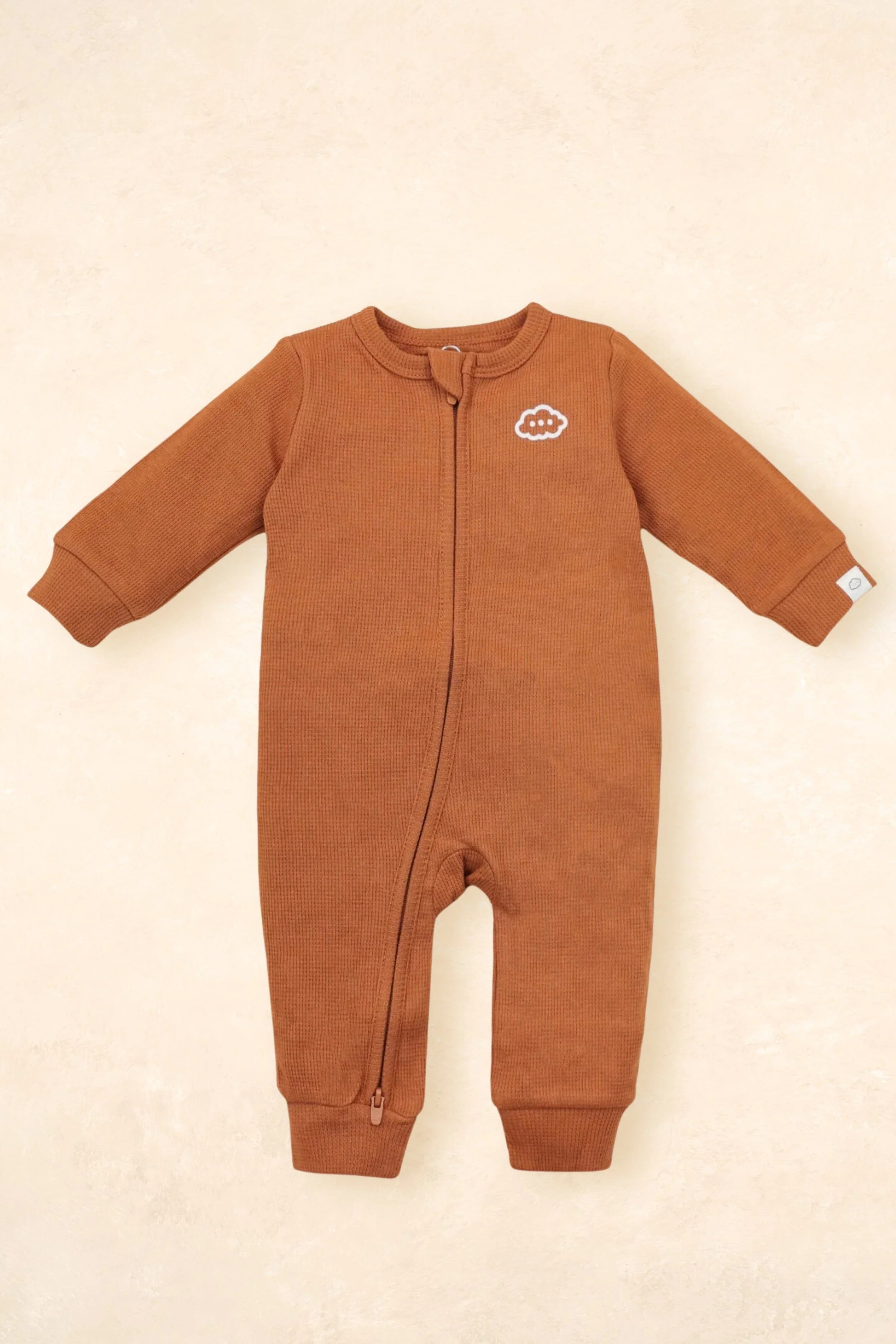 Organic Cotton Waffle Growsuit - Image 5