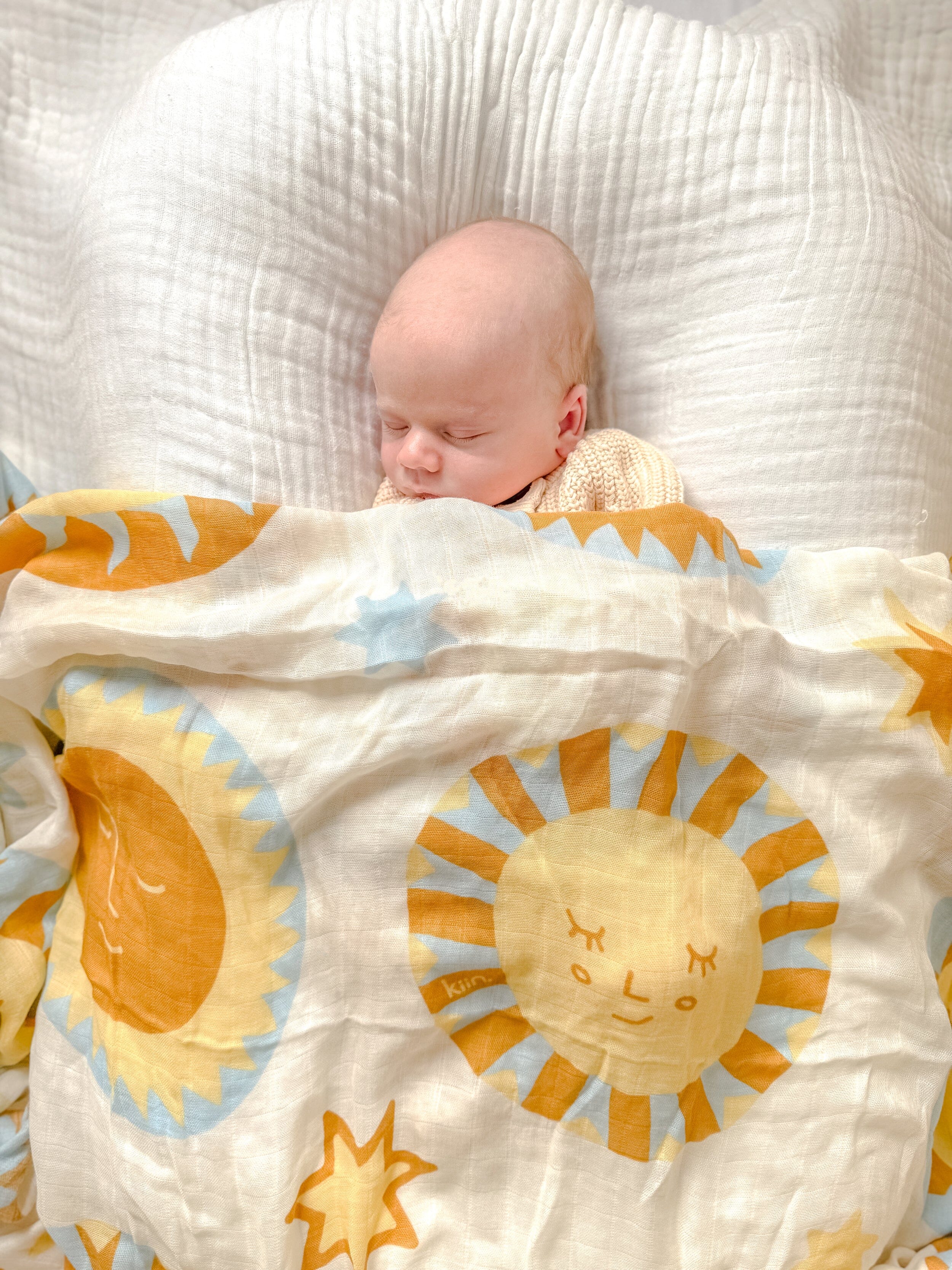 Organic Muslin Swaddle - Sunny Day (Limited Edition) - Image 18