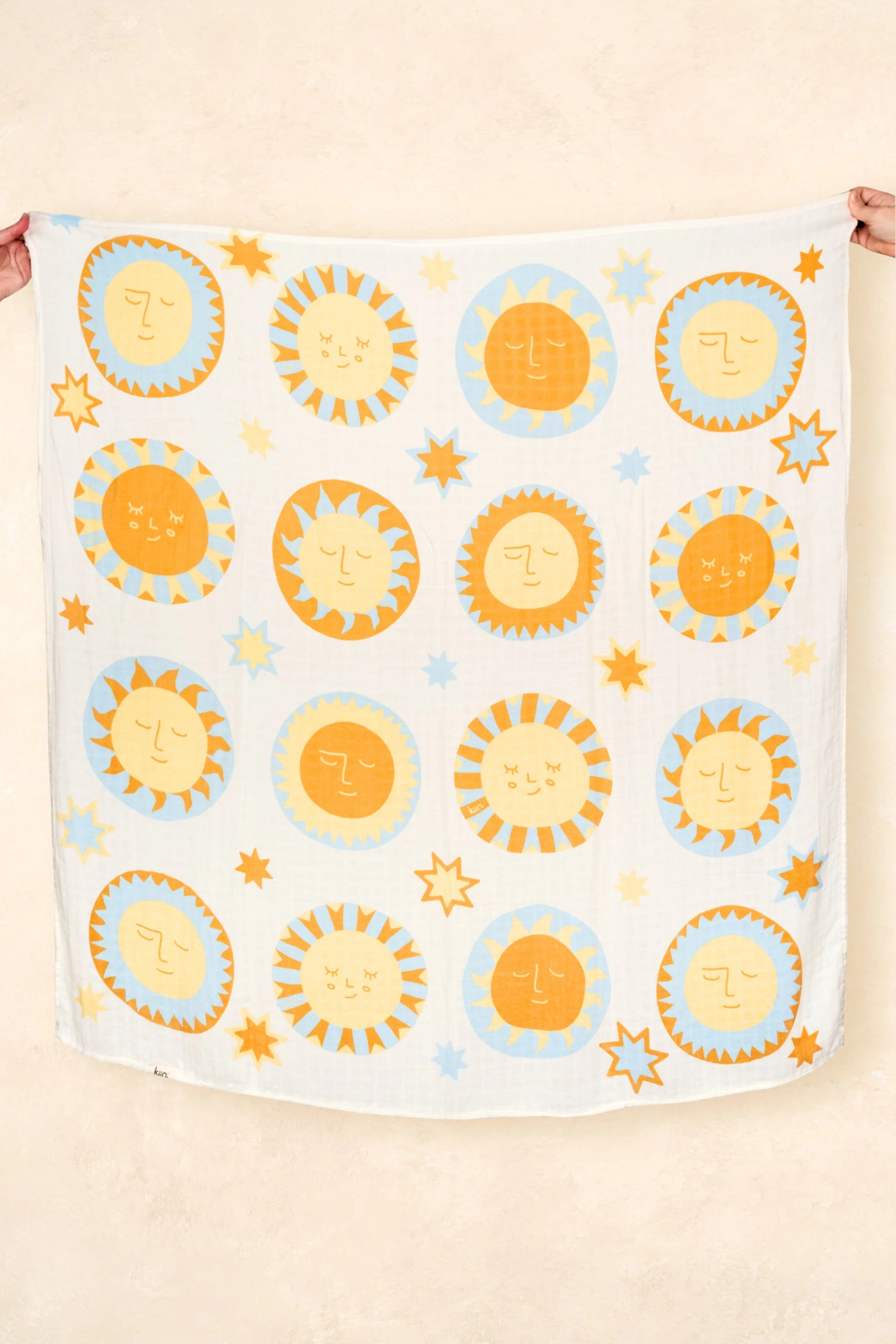 Organic Muslin Swaddle - Sunny Day (Limited Edition) - Image 3