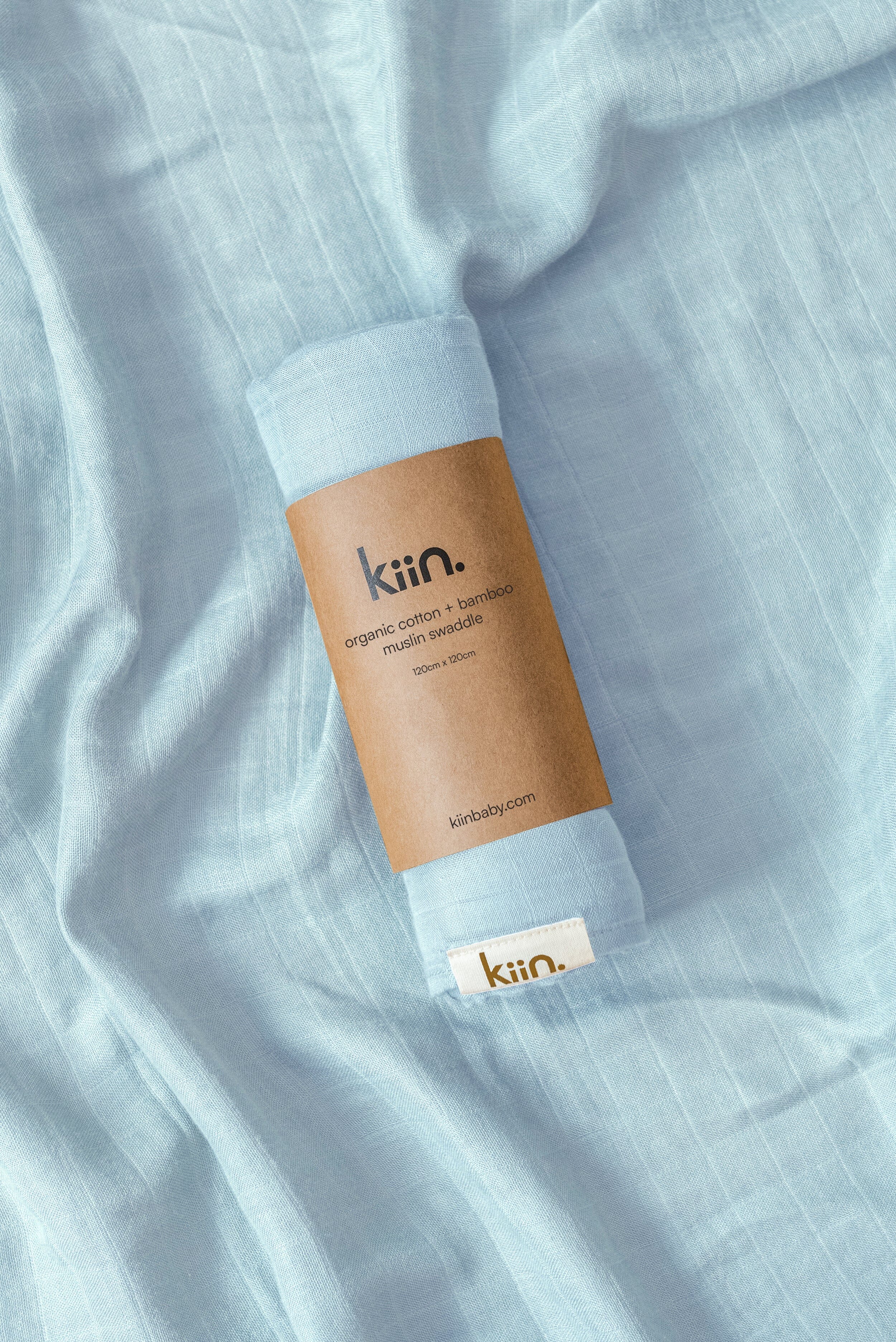 Organic Muslin Swaddle - Image 3