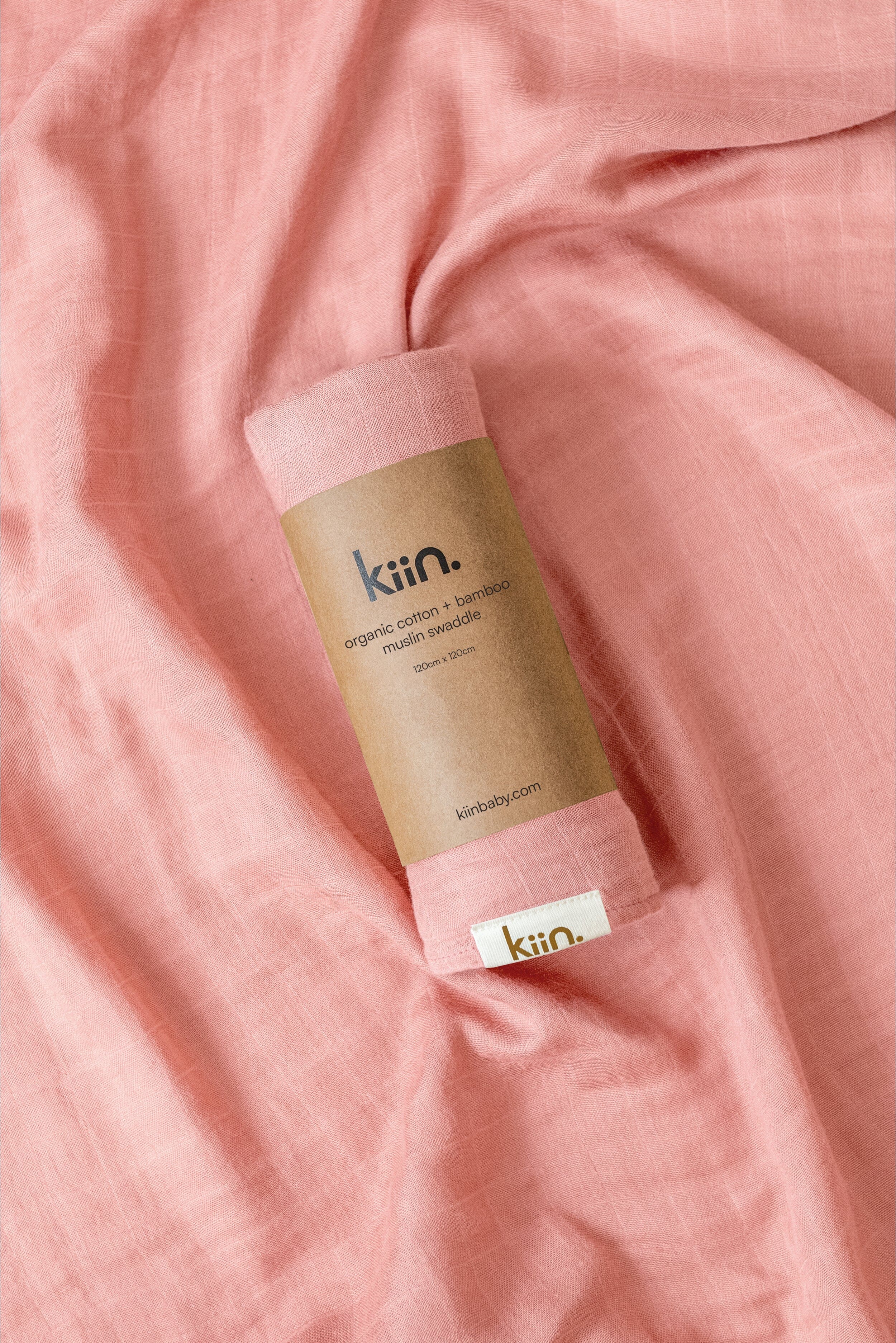 Organic Muslin Swaddle - Image 5