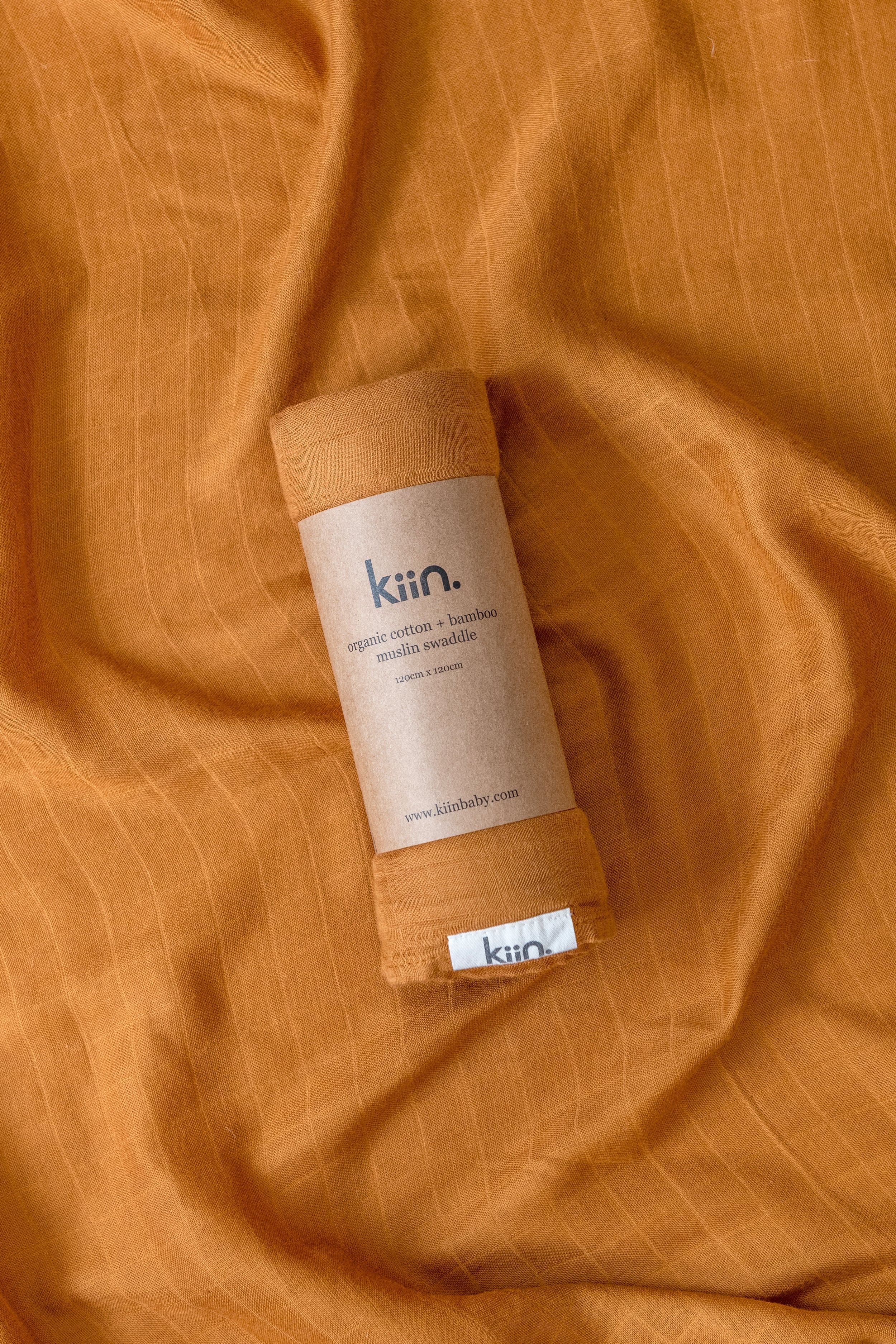 Organic Muslin Swaddle - Image 6