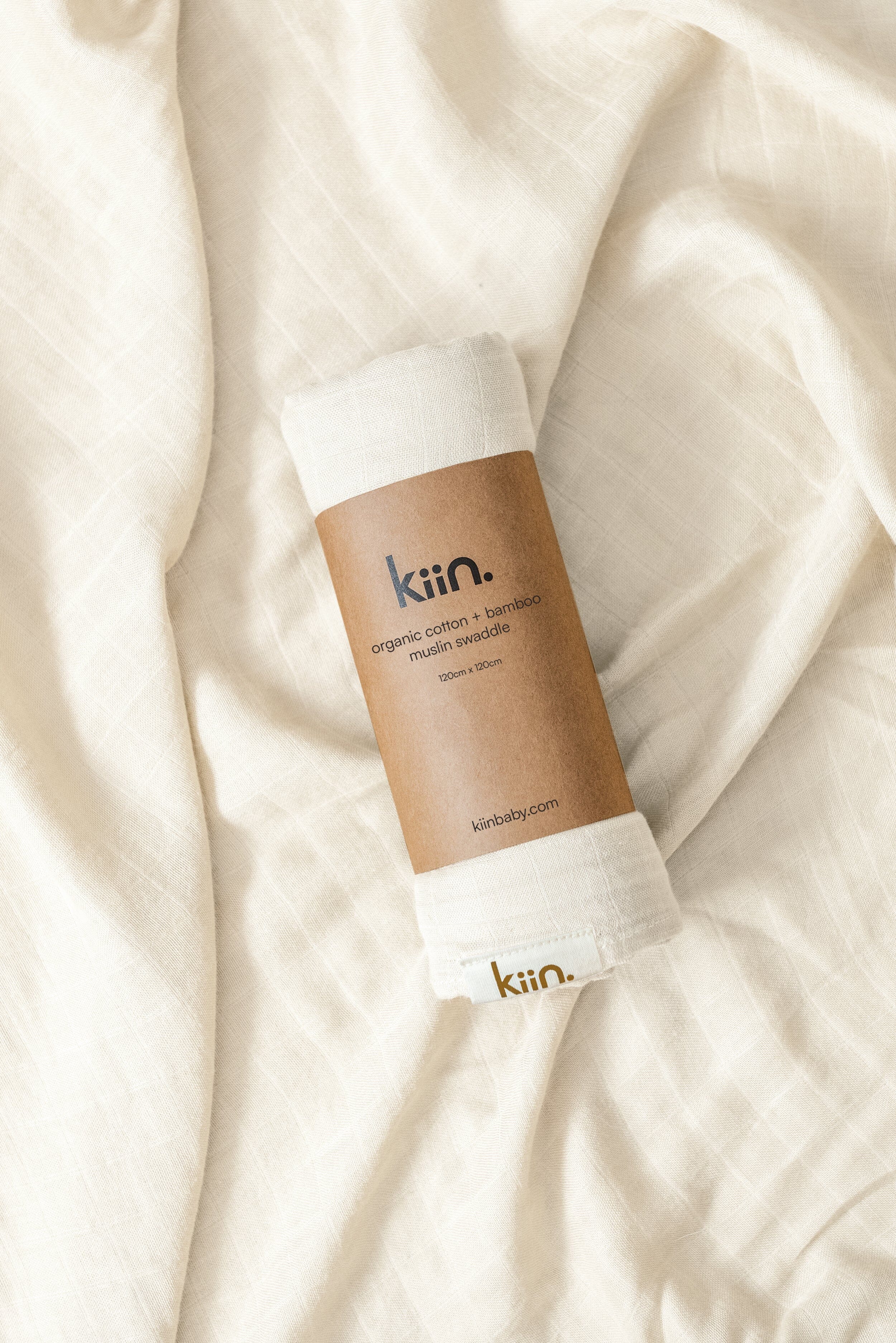 Organic Muslin Swaddle - Image 7