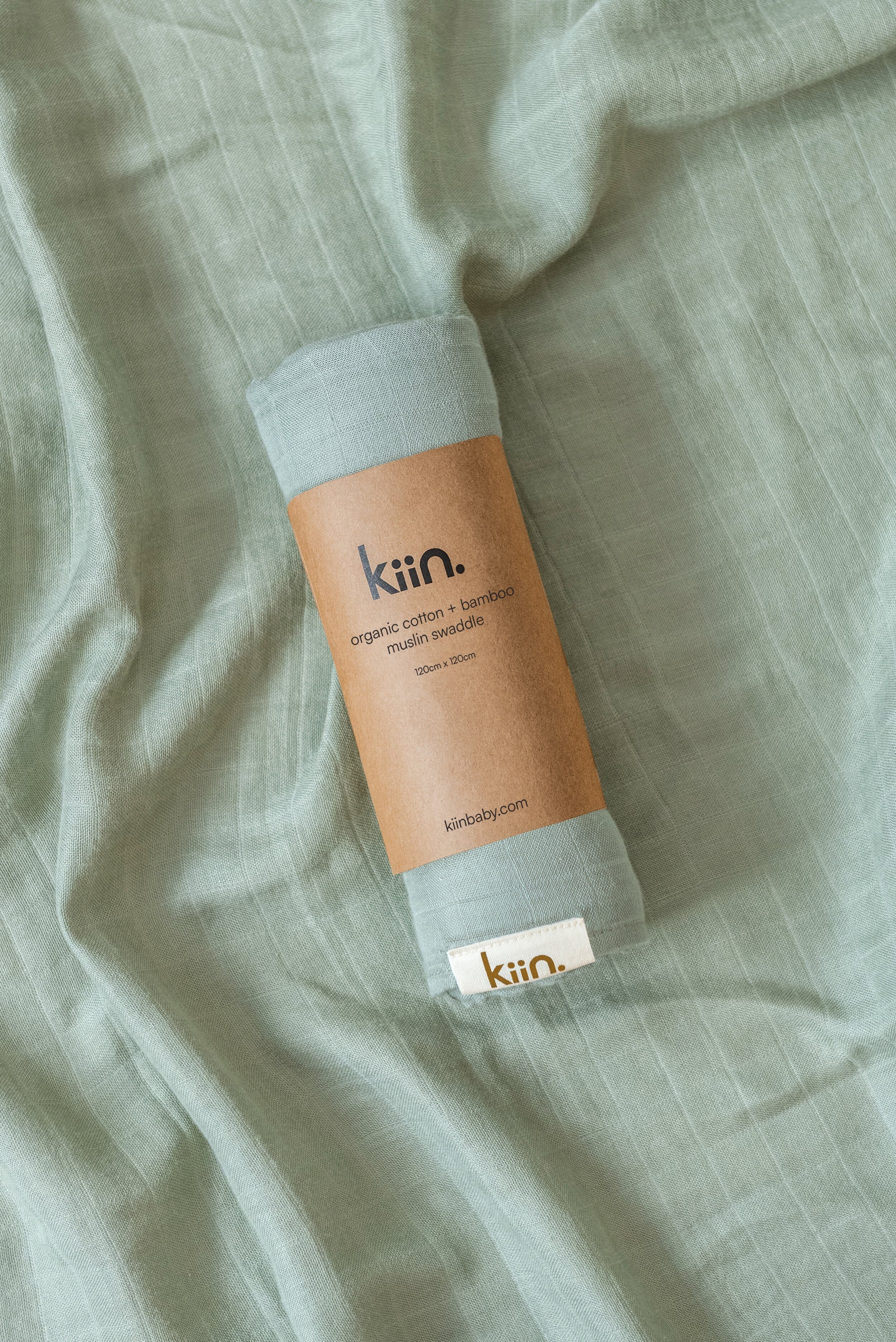 Organic Muslin Swaddle - Image 9