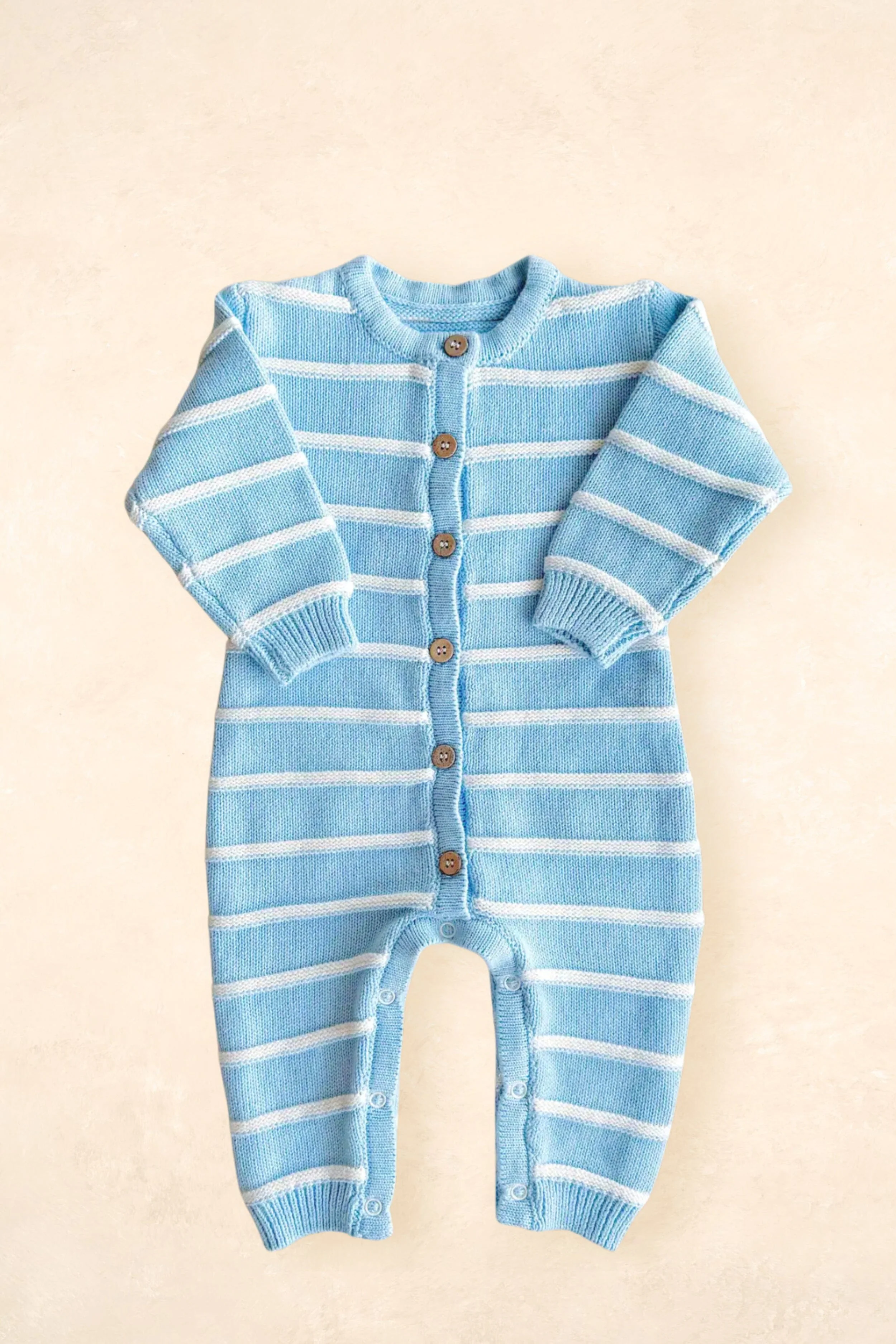Raised Stripe Full Romper