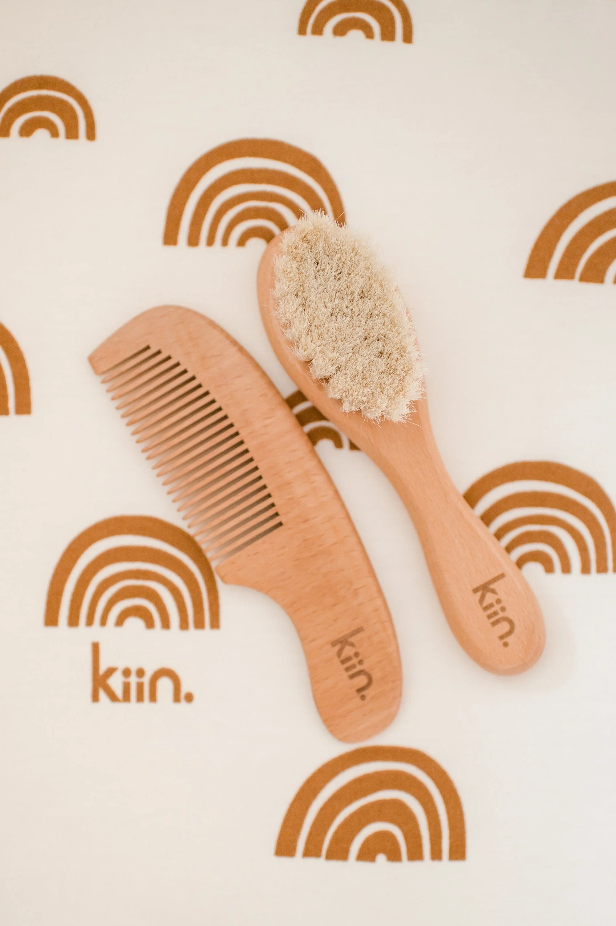 Wooden Baby Brush + Comb Set - Image 10
