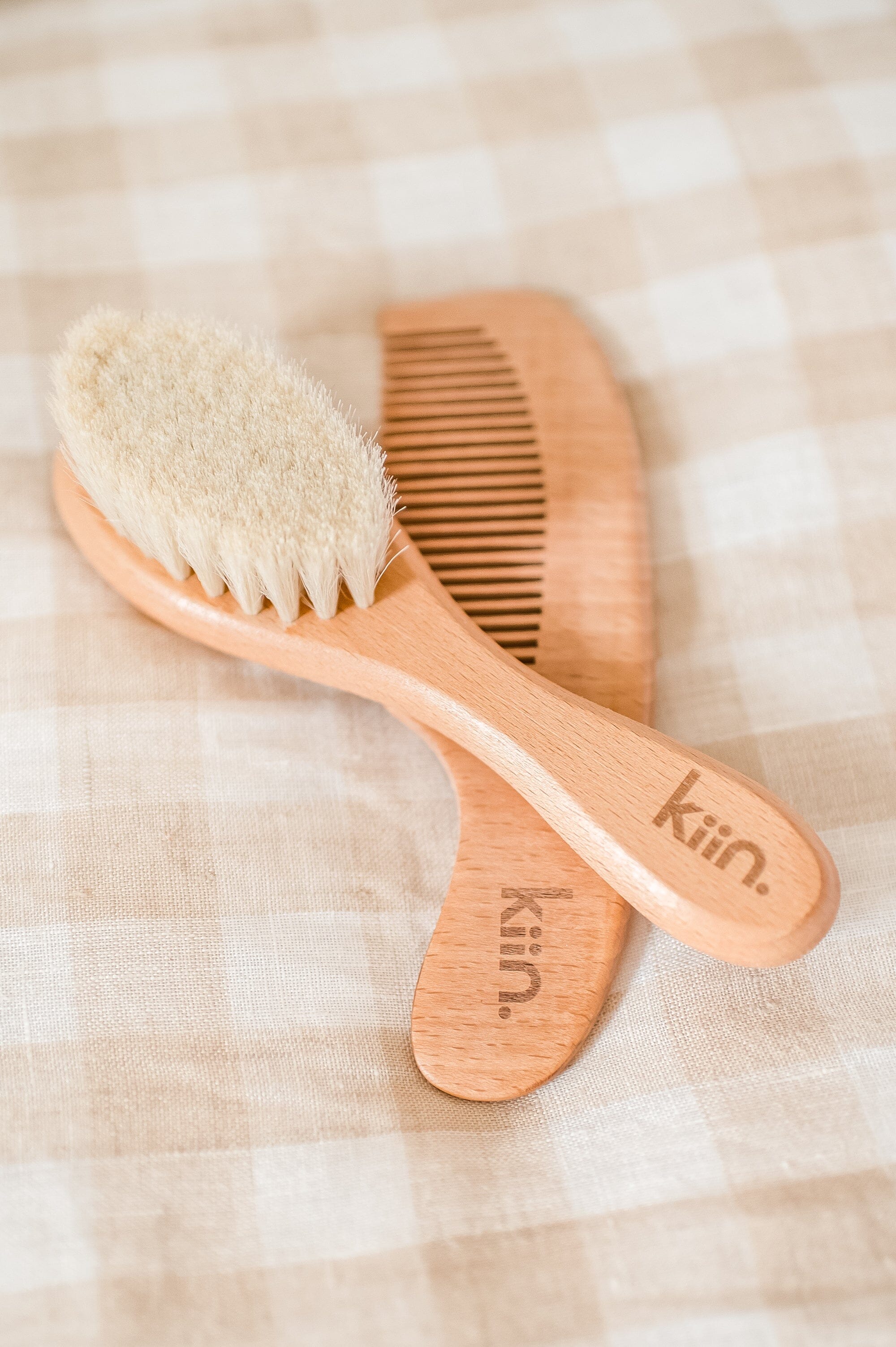 Wooden Baby Brush + Comb Set - Image 5