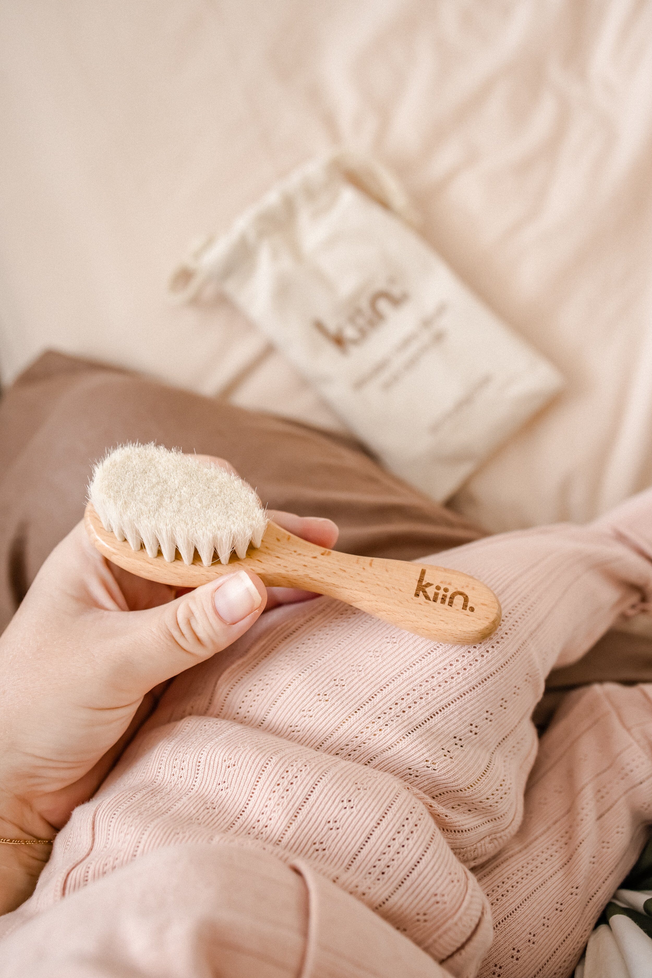Wooden Baby Brush + Comb Set - Image 6