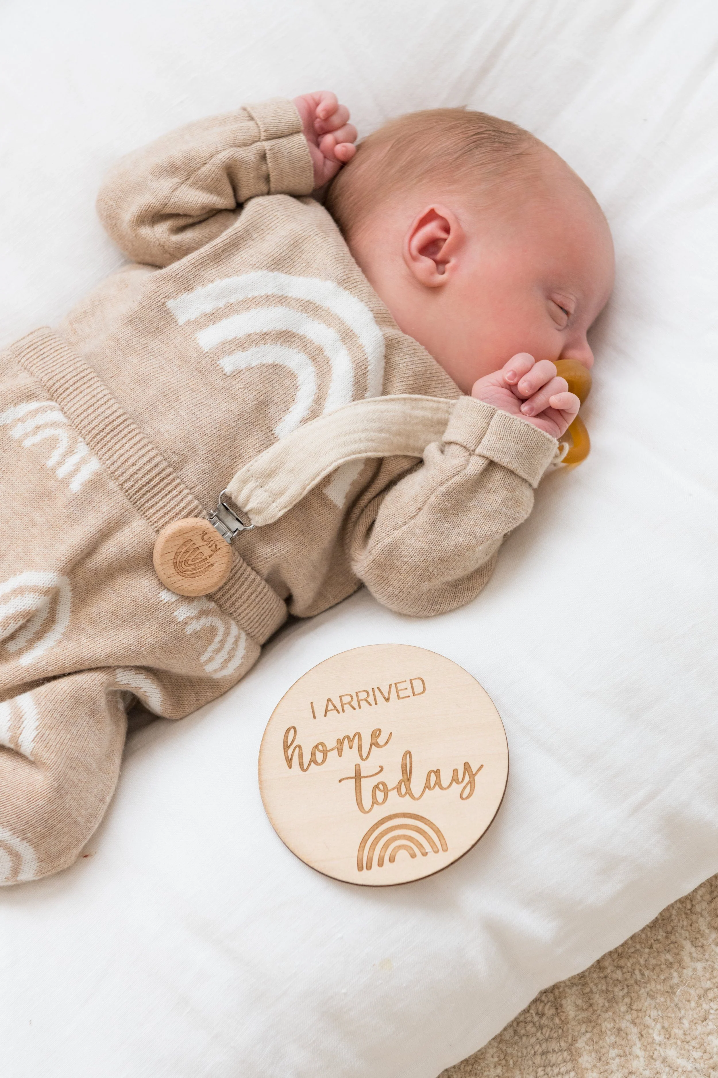 Baby Milestone Wooden Discs - Image 5